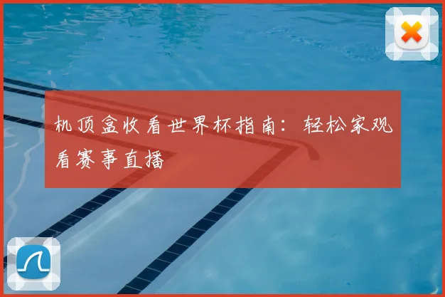 机顶盒收看世界杯指南：轻松家观看赛事直播